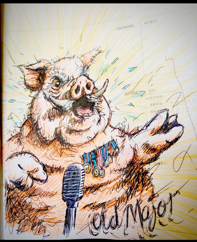 Analysis Of Old Major s Speech In Animal Farm Mushroom Education Analysis Of Old Major s Speech In Animal Farm Mushroom Education