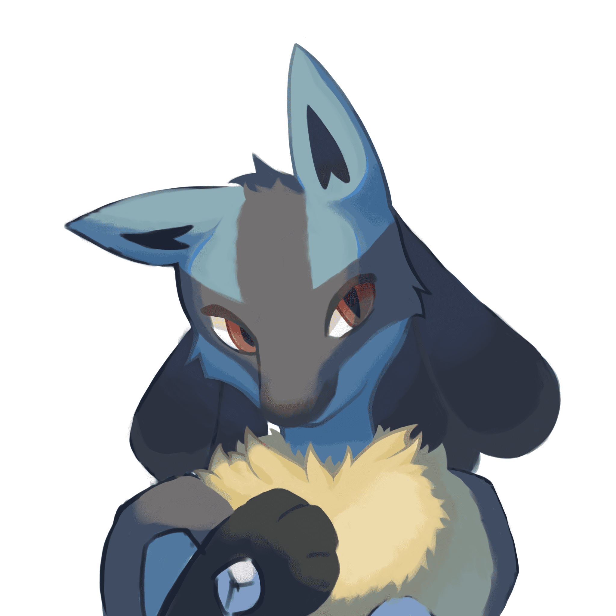 IM OBSESSED WITH LUCARIO RECENTLY.